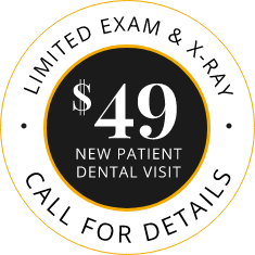 $49 New Patient Special stamp